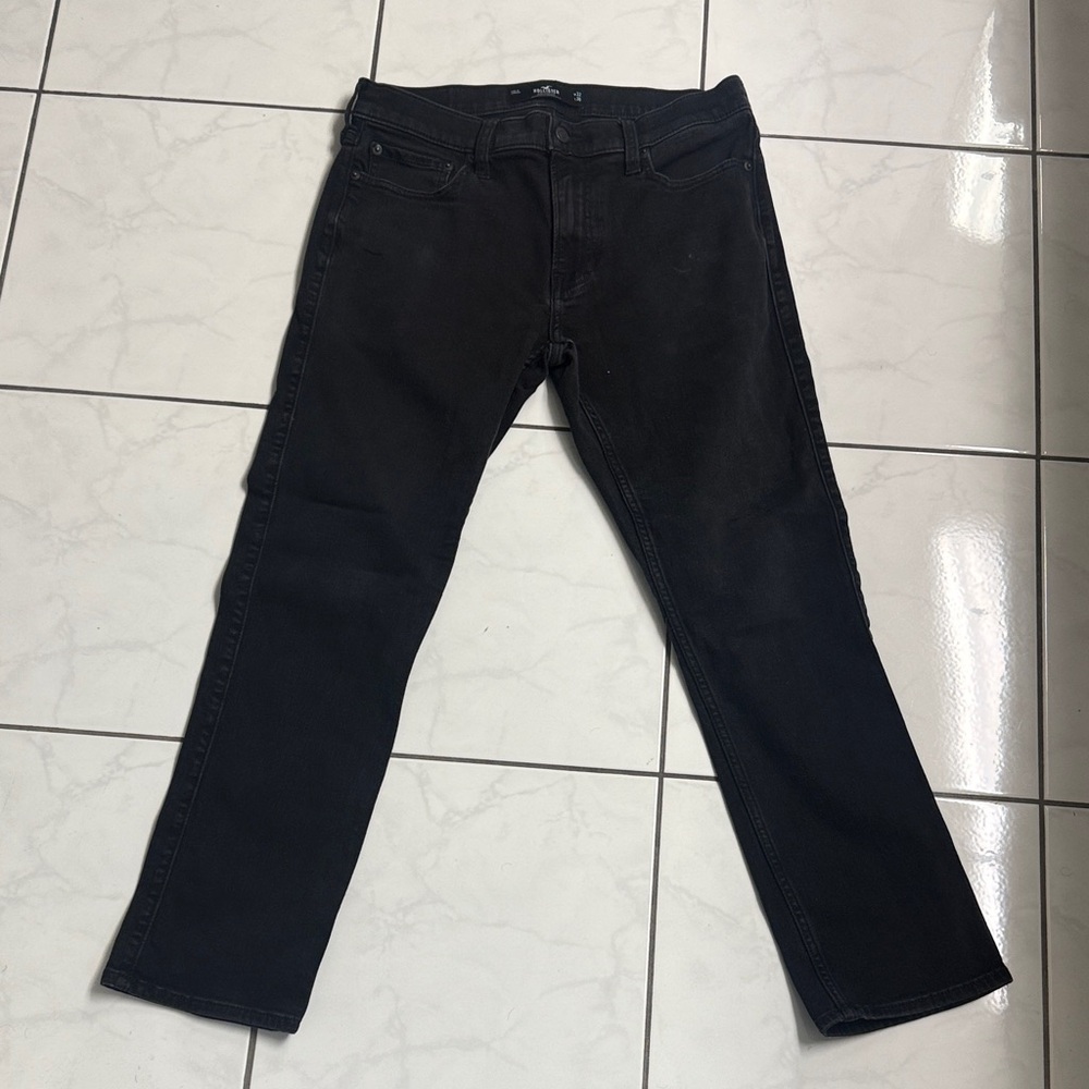 Hollister Men's Dark Slim Straight Jeans 32x30
